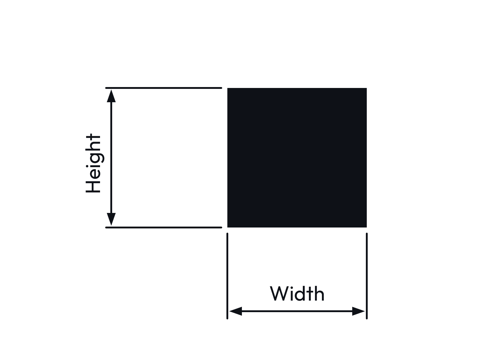Square Bar aluminum profile CAD drawing